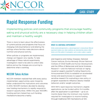 Rapid Response Funding Case Study