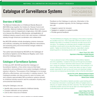 Catalogue of Surveillance System Fact Sheet