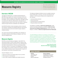 Measures Registry Fact Sheet