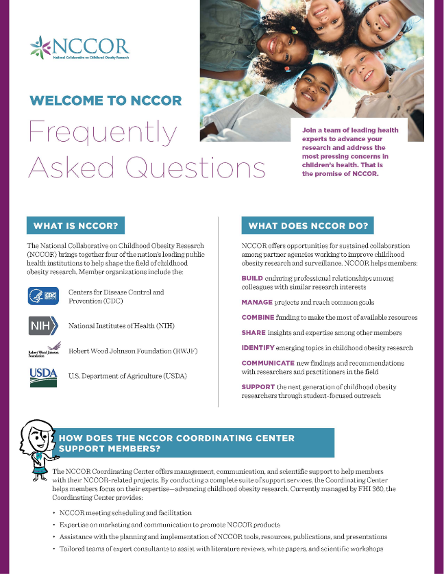 Welcome to NCCOR Factsheet