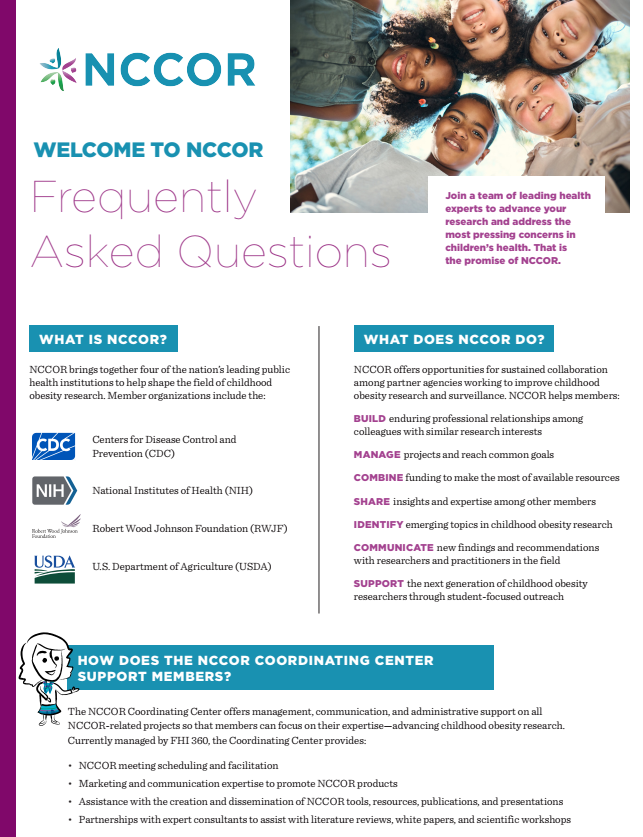 Welcome to NCCOR Factsheet